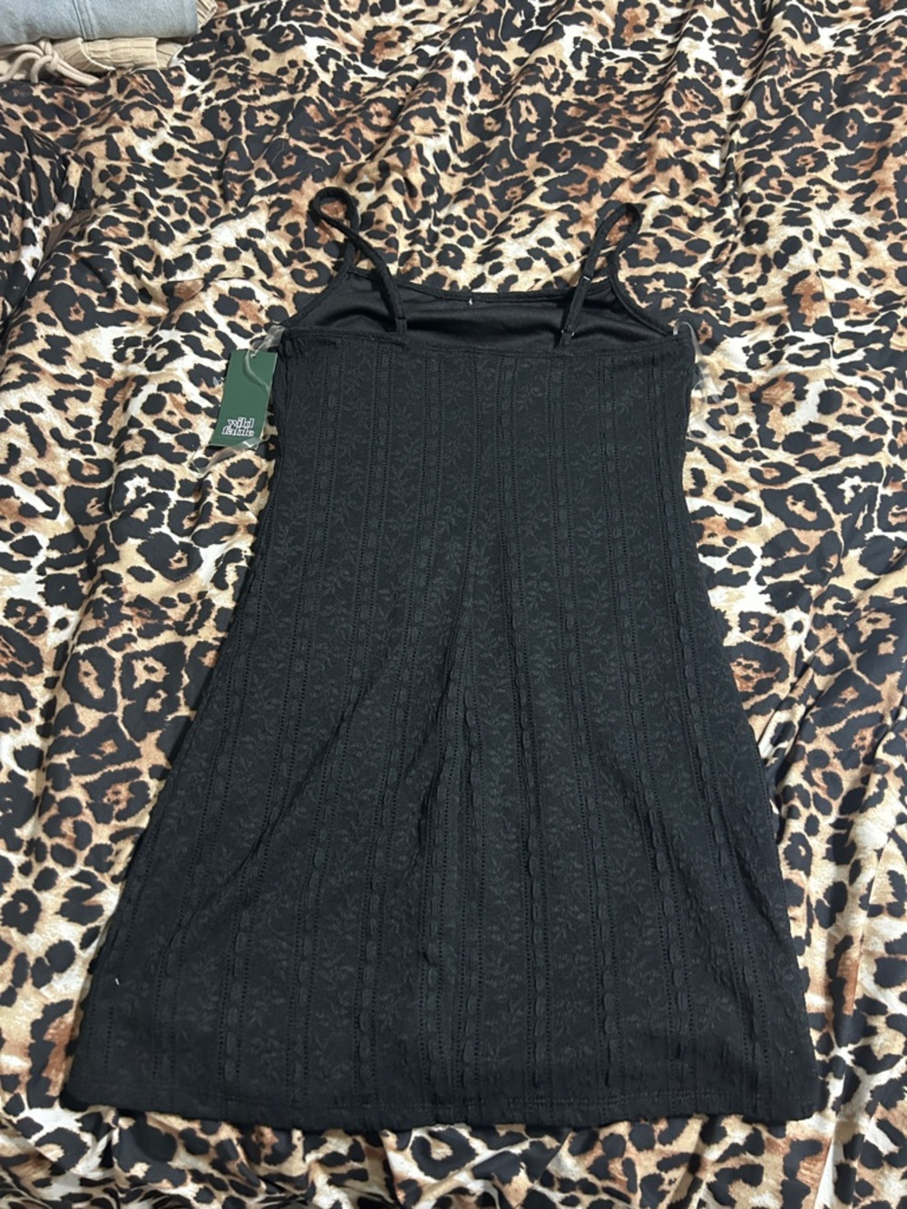 wild fable Black Mini Slip Dress - Picture 3 of 3